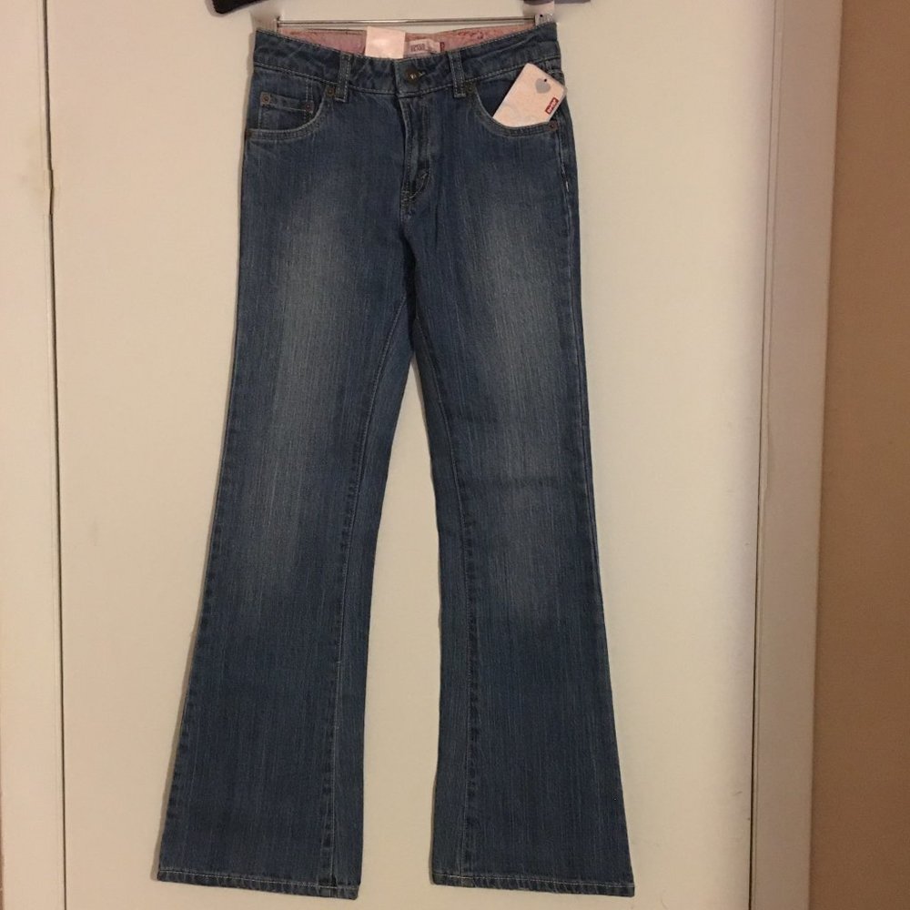 Girls LEVI'S 517 Stretch Flare "Vintage" Adjustable Waist Jeans NEW WITH TAG!_2